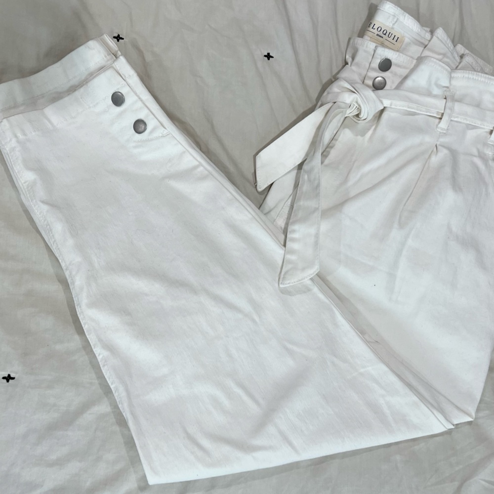 Eloquii paper bag waist Jeans